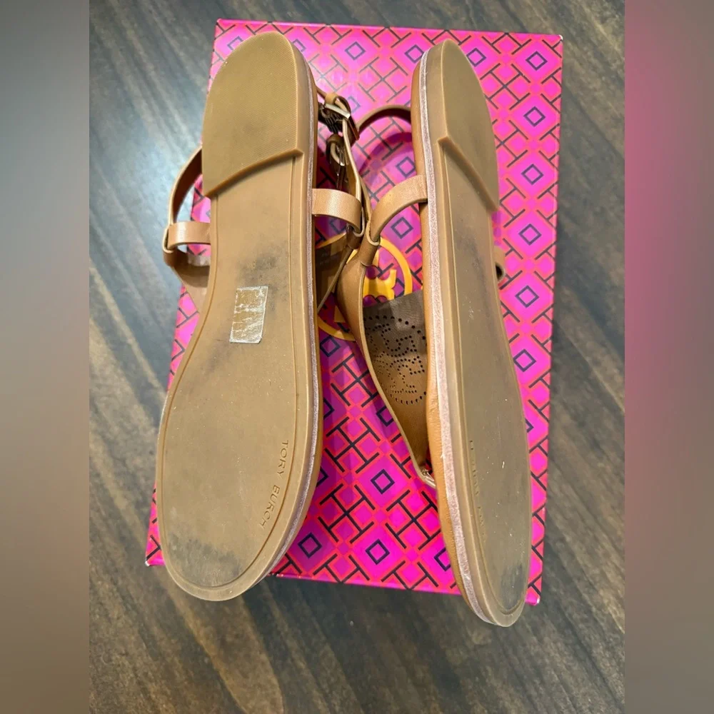 Tory Burch -CAPRI PERF SANDAL GRACE -COCONUT SUGAR- sandal - Picture 4 of 8